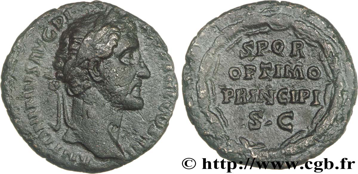 ANTONINUS PIUS As, (MB, Æ 26) SS