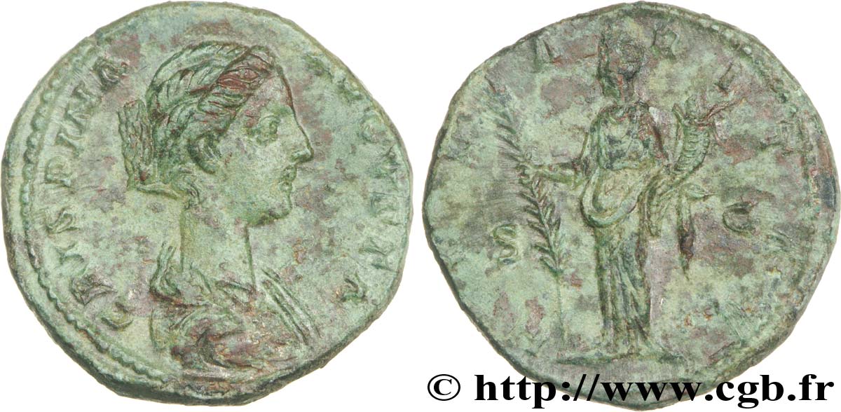 CRISPINA Dupondius, (MB, Æ 25) EBC