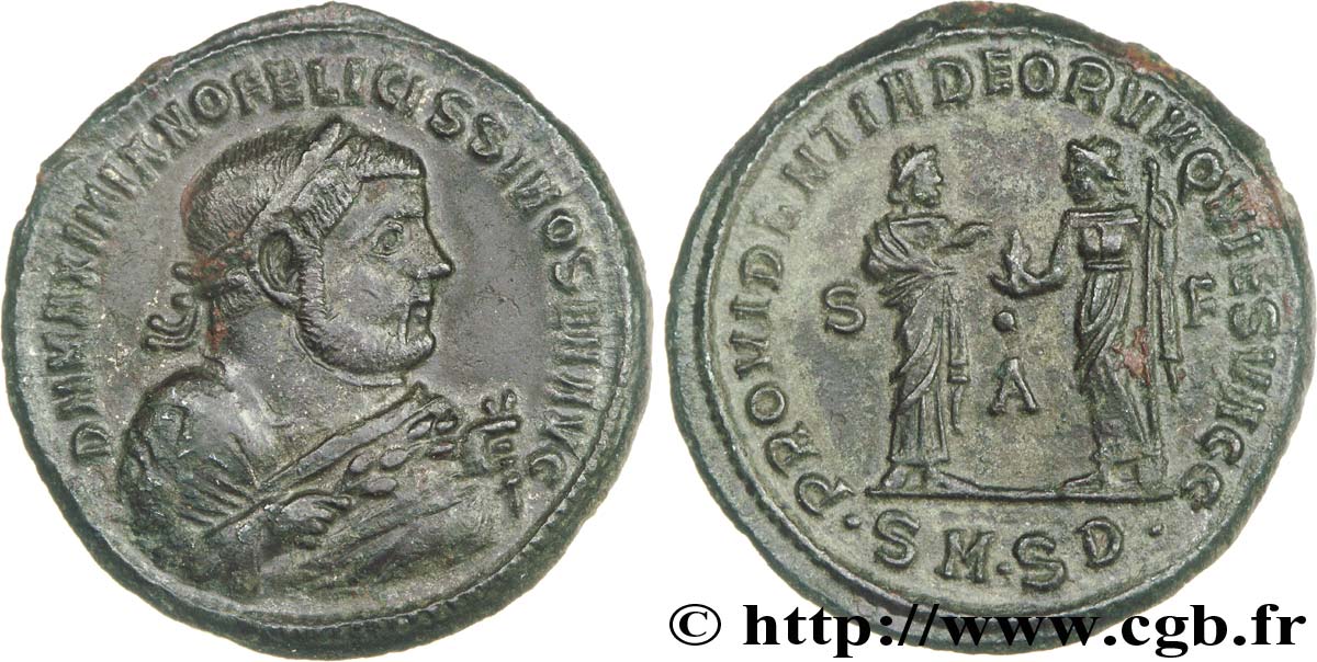 MAXIMIANUS HERCULIUS Follis ou nummus AU