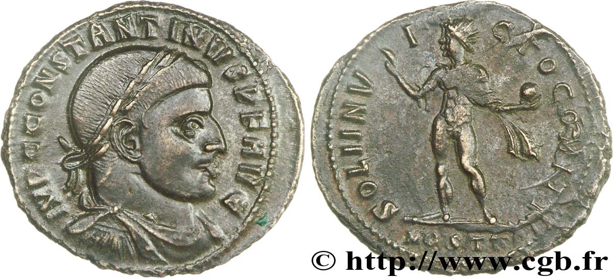 CONSTANTIN Ier LE GRAND Follis ou nummus SUP/TTB+