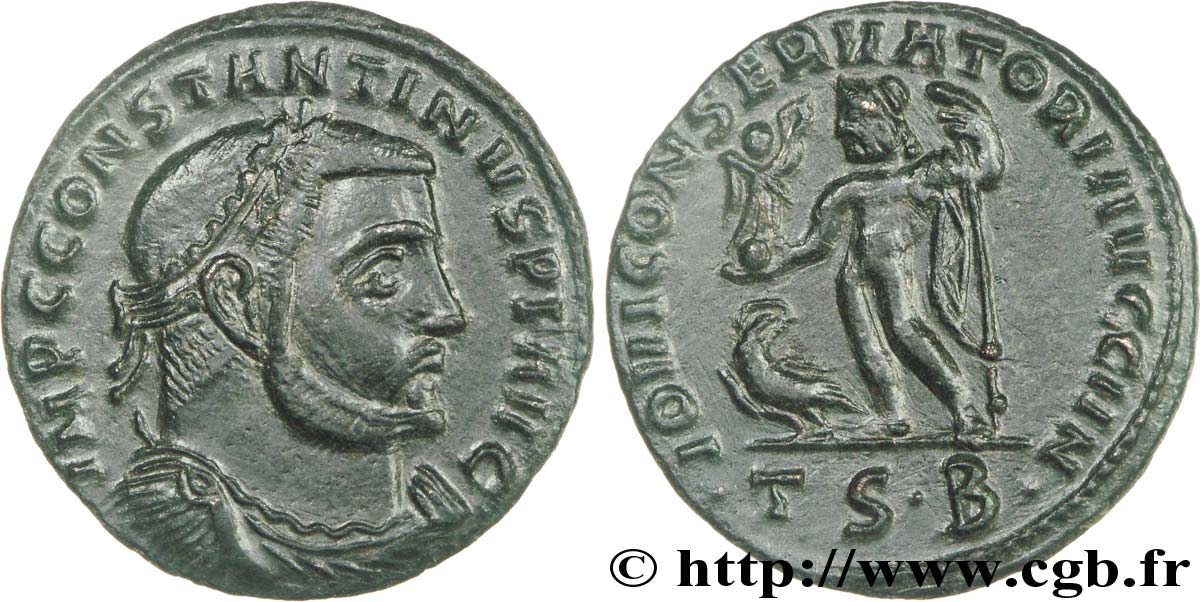 COSTANTINO I IL GRANDE Follis ou nummus MS/SPL