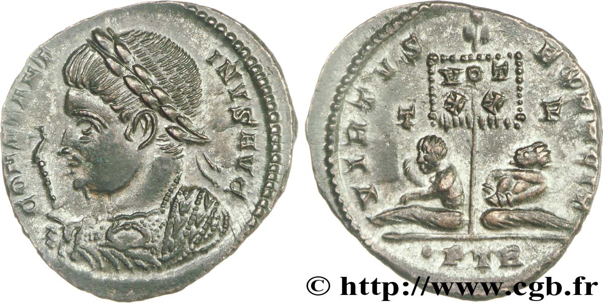 CONSTANTINO I EL MAGNO Centenionalis ou nummus FDC