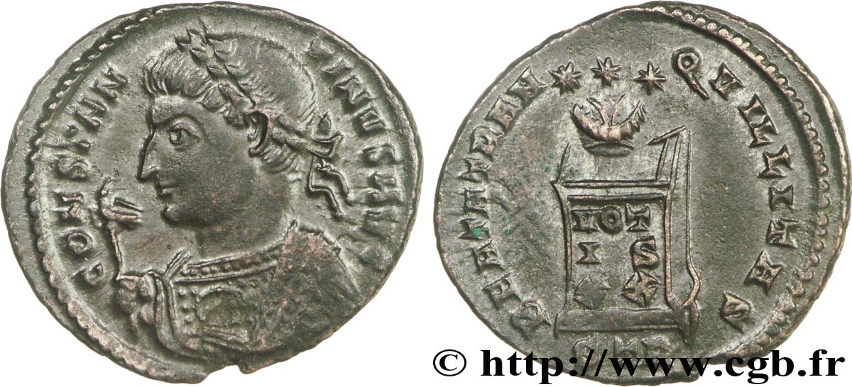 CONSTANTINE I THE GREAT Centenionalis ou nummus AU