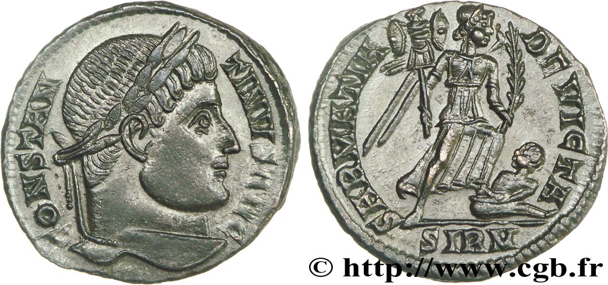 COSTANTINO I IL GRANDE Centenionalis ou nummus FDC