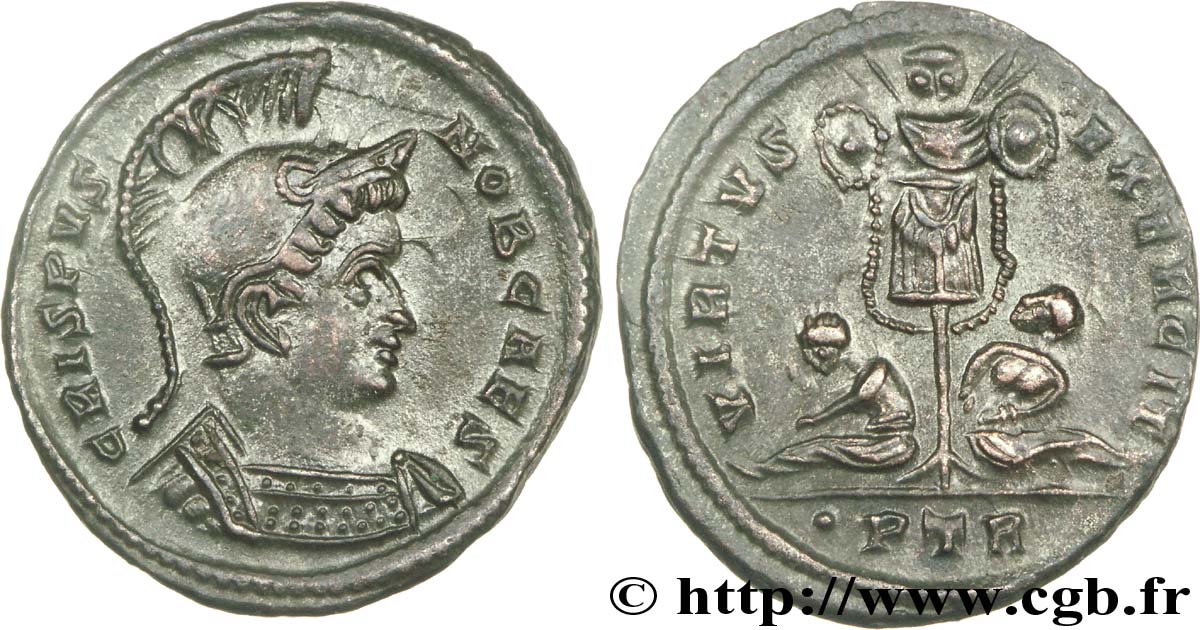 CRISPUS Centenionalis ou nummus SPL/SUP