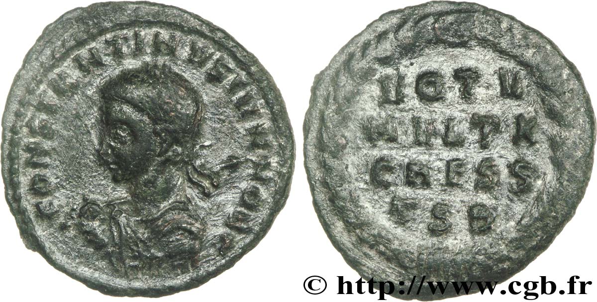 COSTANTINO II Centenionalis ou nummus q.SPL