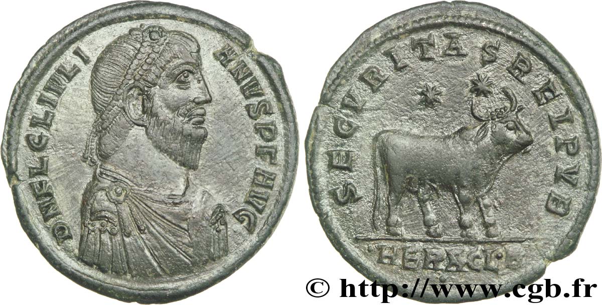 IULIANUS II DER PHILOSOPH Double maiorina, (GB, Æ 1) VZ
