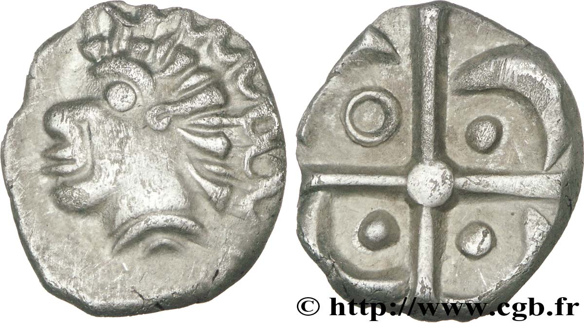 GALLIA - SOUTH-WESTERN GAUL - TOLOSATES (Area of Vieille-Toulouse) Drachme “à la tête négroïde” AU