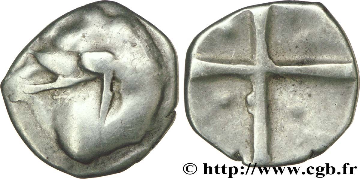 GALLIA - SUDOESTE DE LA GALLIA - LONGOSTALETES (Región de Narbonna) Drachme “au style languedocien”, S. 288 BC+/BC
