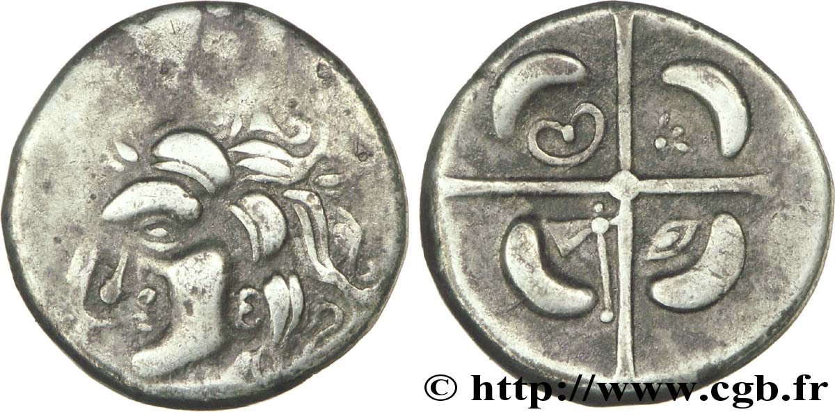 LONGOSTALÈTES (Région de Narbonne) Drachme “au style languedocien”, S. 294-295 var TTB