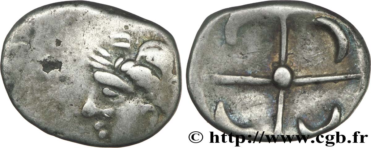 LONGOSTALÈTES (Région de Narbonne) Drachme “au style languedocien”, S. 340 TTB