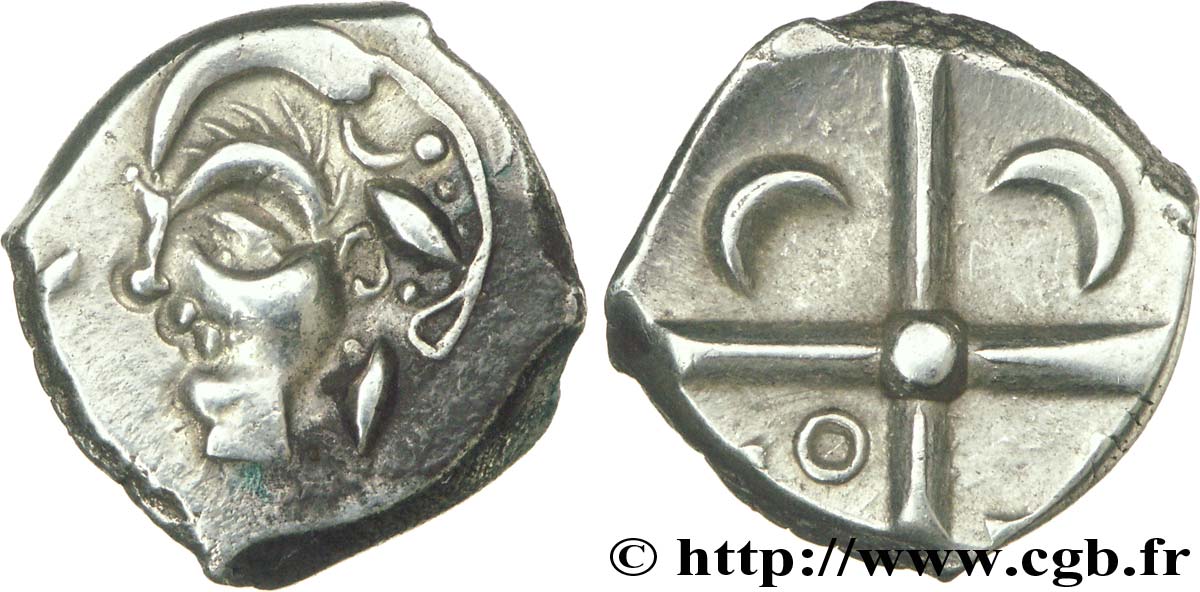 LONGOSTALÈTES (Région de Narbonne) Drachme “au style languedocien”, S. 377 TTB+