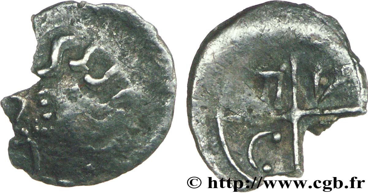 GALLIA - SUDOVESTE DELLA GALLIA - SOTIATES (Regione di Sos) Hemi-obole COVE, Charles Robert (U), S. 439 BB