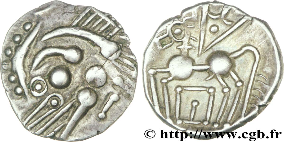 ELUSATES (Area of the Gers) Drachme “au cheval” MS