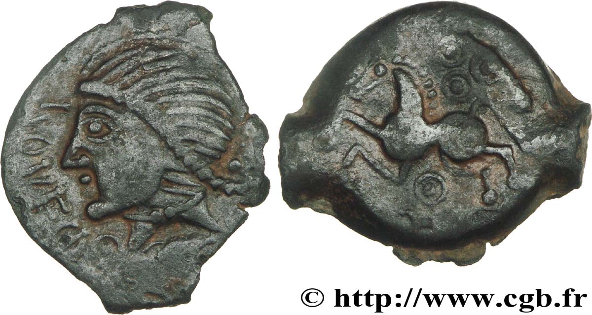 GALLIA BELGICA - MELDI (Regione di Meaux) Bronze ROVECA, classe IIIa AU