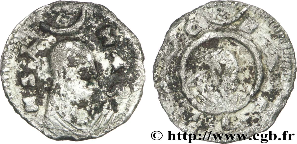 AXOUM - REGNO DI AXOUM - EZANAS Monnaie d’argent aux portraits VF