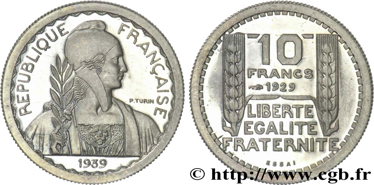 Préparation de la 5 francs Pétain, petit module, 21 mm, 3,5 g - Essai n.d. Paris Maz.2606 e FDC 
