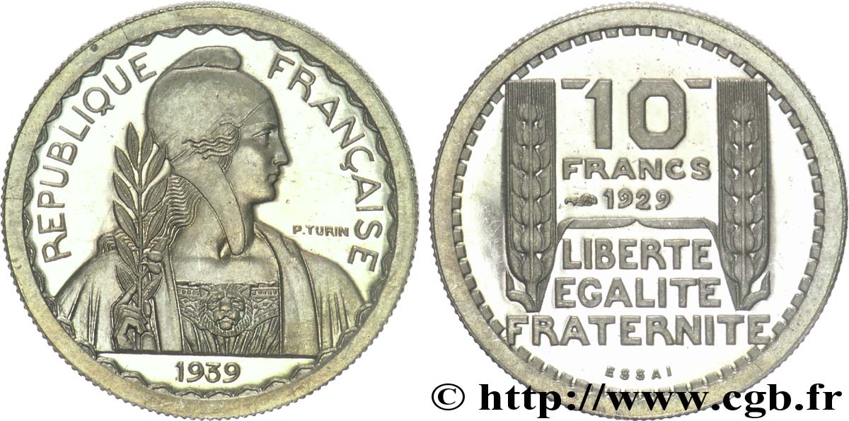 Préparation de la 5 francs Pétain, petit module, 21 mm, 5 g - Essai n.d. Paris Maz.2606 e FDC 