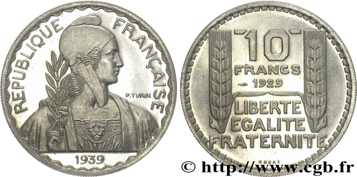 Préparation de la 20 francs Pétain, grand module, 30 mm, 10 g - Essai n.d. Paris Maz.2606 b MS 