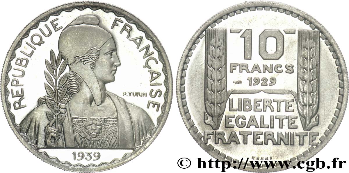 Préparation de la 20 francs Pétain, grand module, 30 mm, 11 g - Essai n.d. Paris Maz.2606 b FDC 