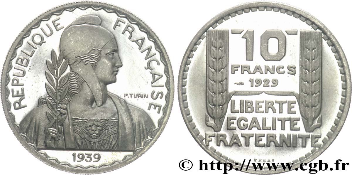 Préparation de la 20 francs Pétain, grand module,  30 mm, 14 g - Essai n.d. Paris Maz.2606 e MS 