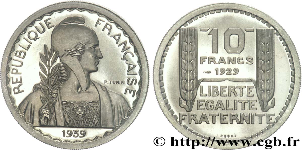 Préparation de la 20 francs Pétain, grand module, listel large, 31 mm, 12 g - Essai n.d. Paris Maz.2606 e MS 