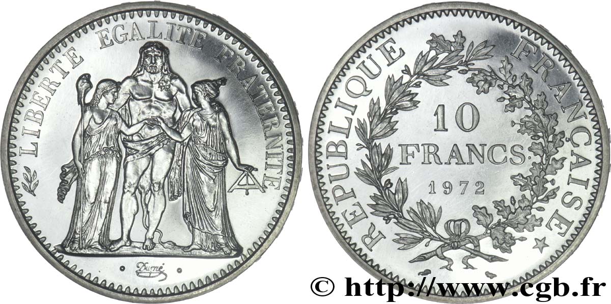 10 francs Hercule, frappe courante ? 1972 Paris F.364/11 ST 