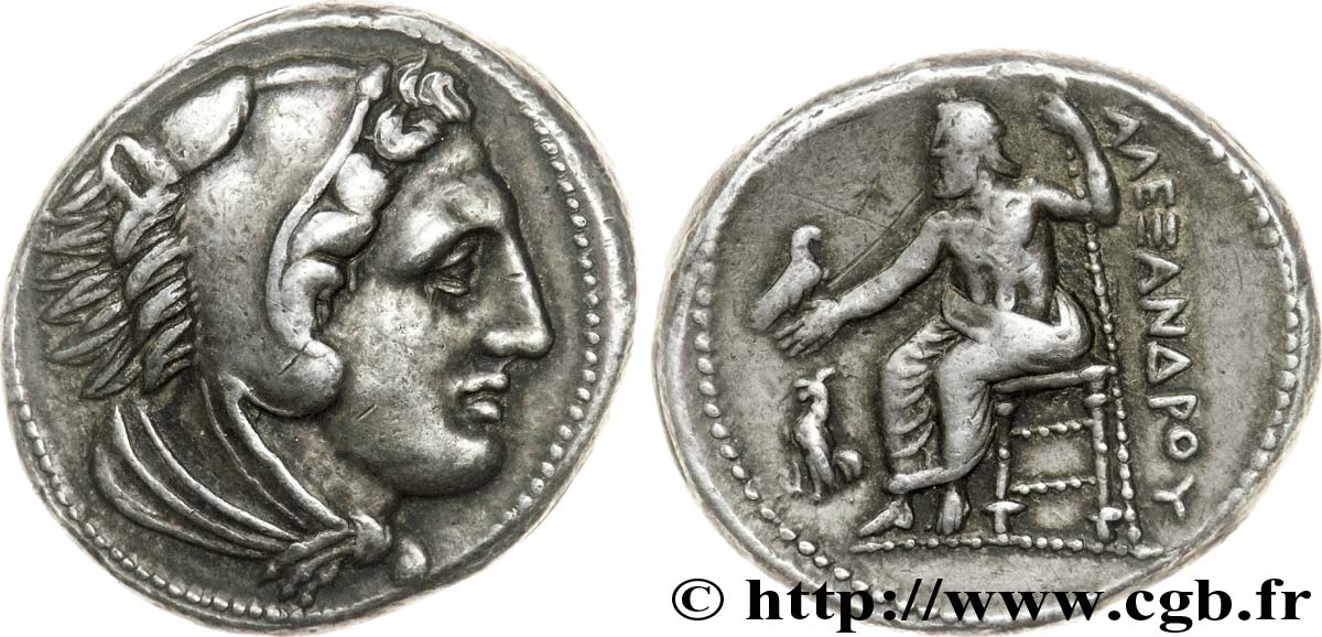 MACEDONIA - MACEDONIAN KINGDOM - ALEXANDER III THE GREAT Tétradrachme AU/XF