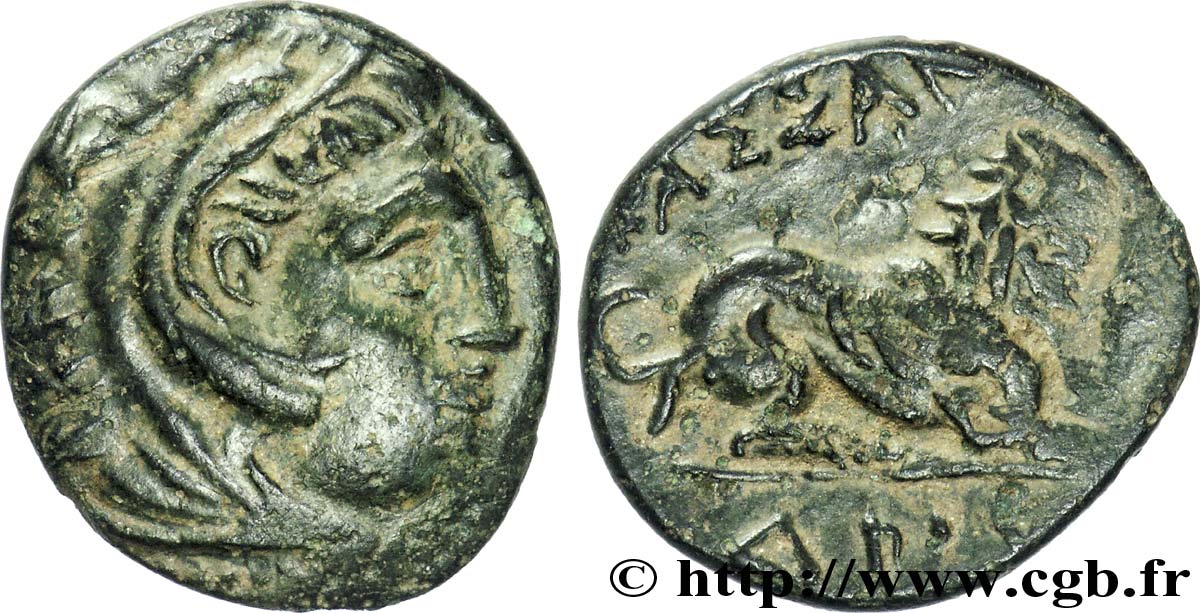MACEDONIA - REINO DE MACEDONIA - CASANDRO Unité de bronze, (PB, Æ 17) EBC
