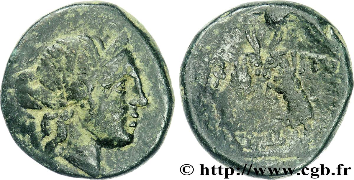 MACEDONIA - ROMAN PROVINCE Unité de bronze, (MB, Æ 22) XF/VF