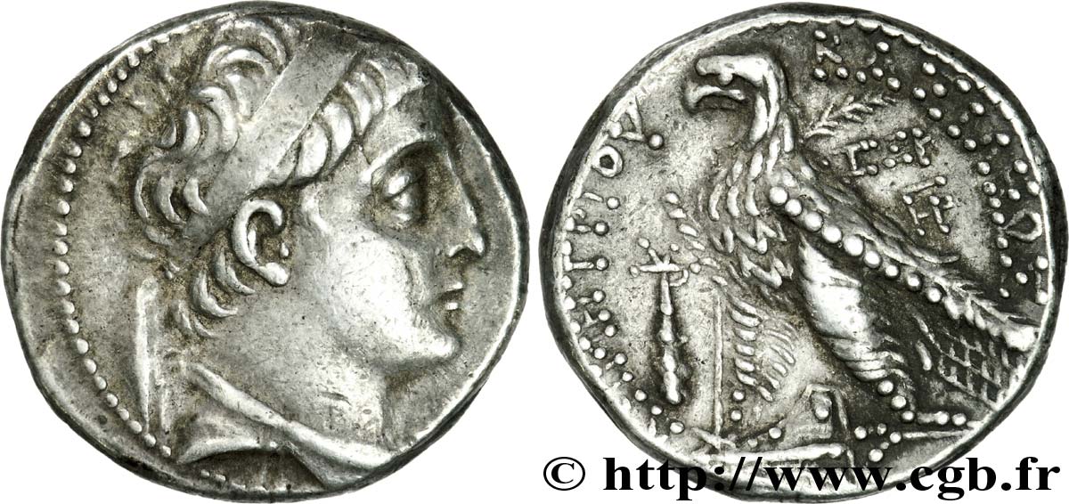 SYRIA - SELEUKID KINGDOM - DEMETRIUS II NIKATOR Tétradrachme AU