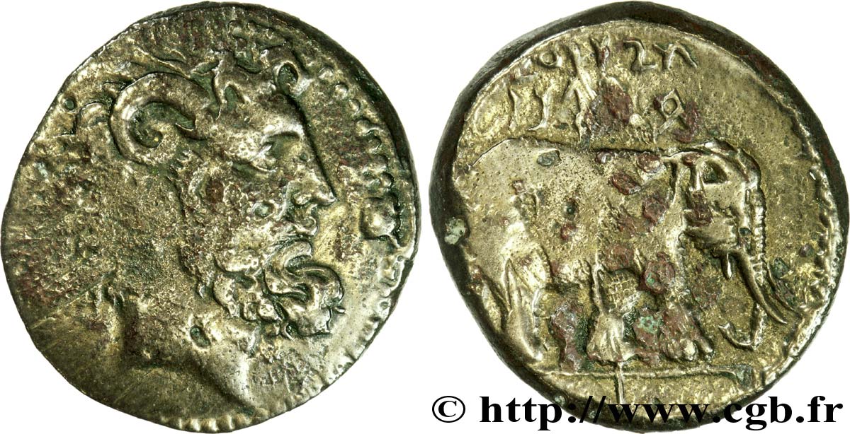 MAURETANIA - REINO DE MAURETANIA - JUBA I Bronze, (MB, Æ 28) BC+