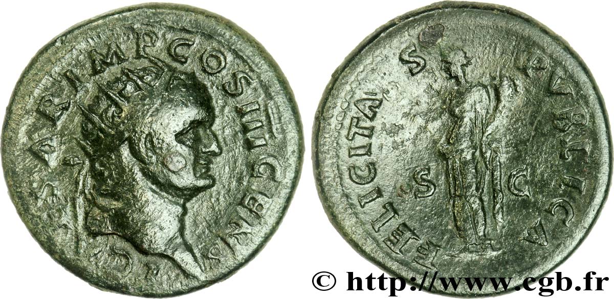 TITO Dupondius, (MB, Æ 28) XF