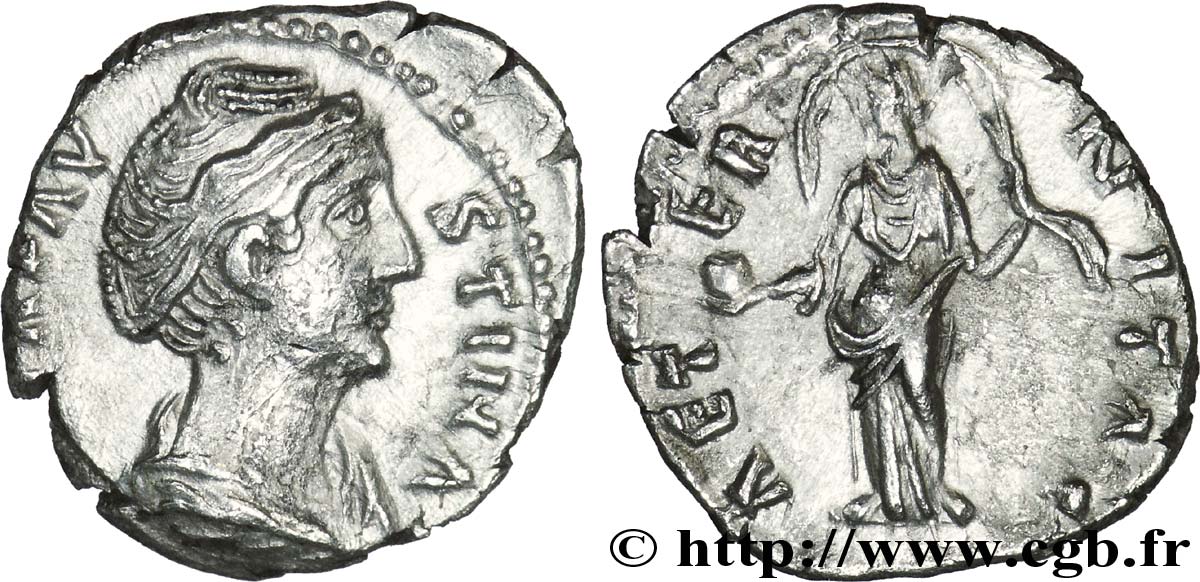 FAUSTINA MAJOR Denier AU