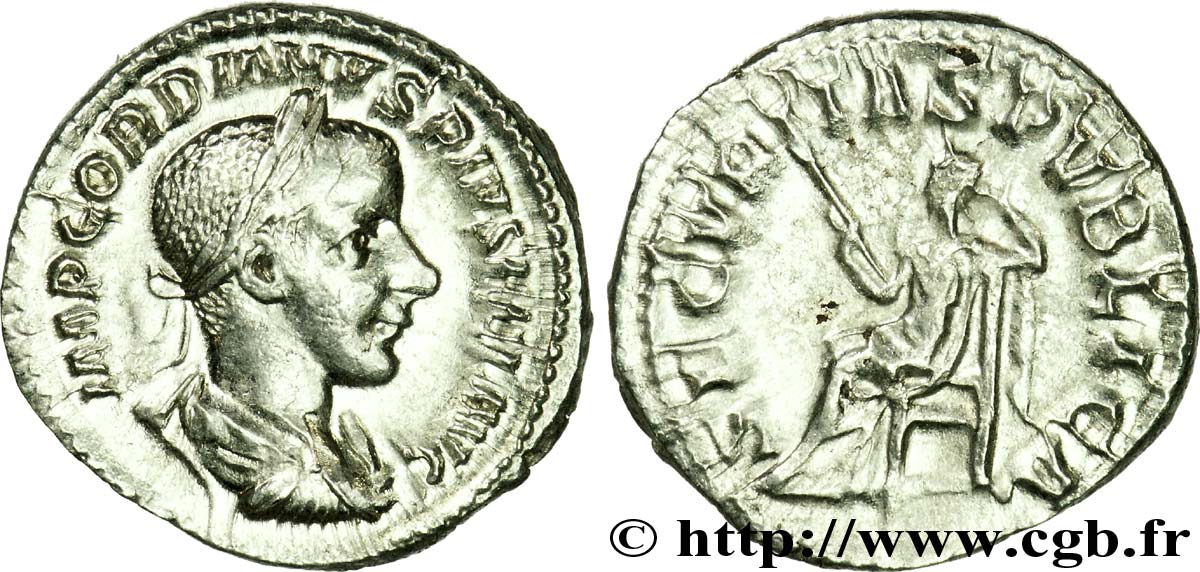 GORDIANUS III Denier fST