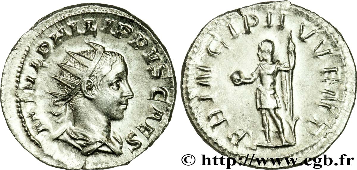 FILIPPO II FIGLIO Antoninien MS/SPL