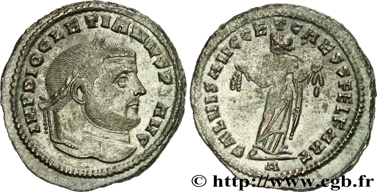 DIOCLEZIANO Follis ou nummus SPL