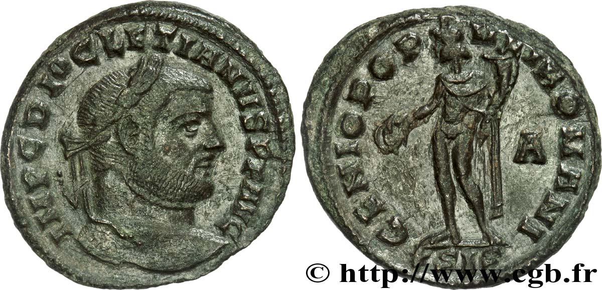 DIOCLETIAN Follis ou nummus AU