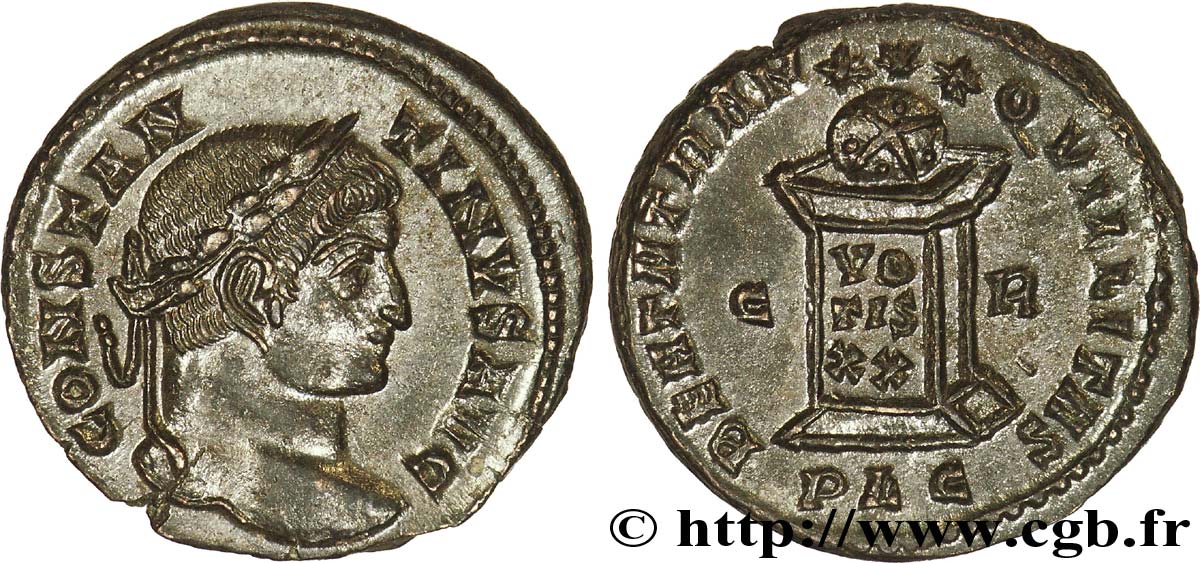 COSTANTINO I IL GRANDE Centenionalis ou nummus FDC