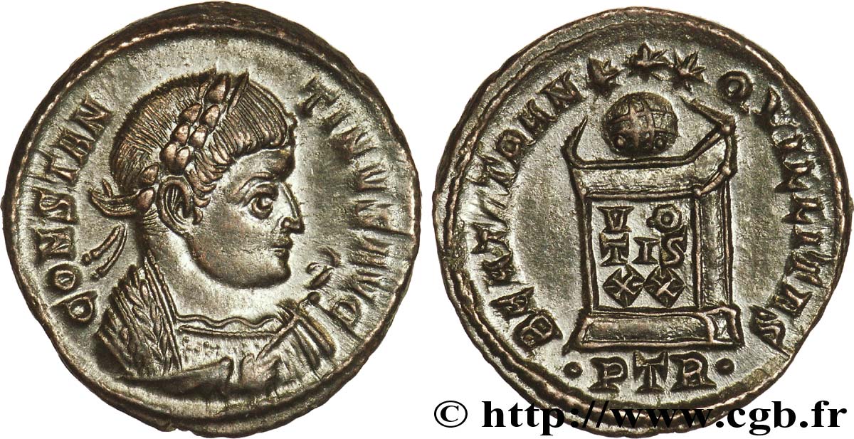 CONSTANTINE I THE GREAT Centenionalis ou nummus MS