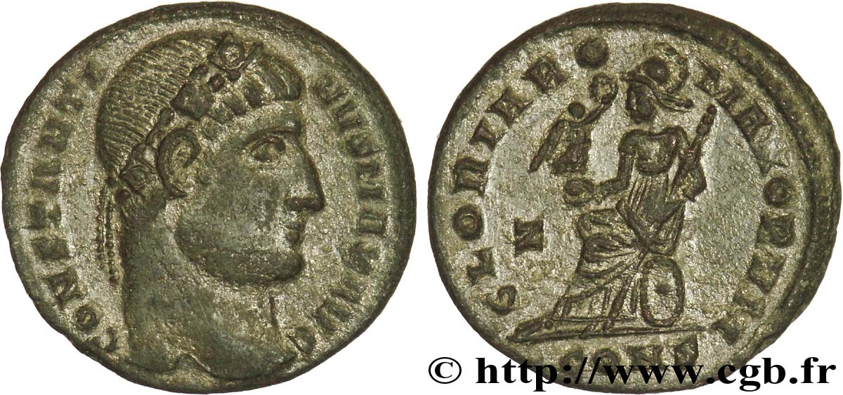 CONSTANTINE I THE GREAT Centenionalis ou nummus AU