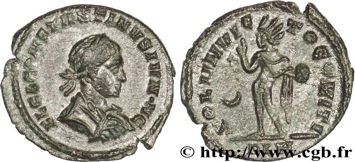 COSTANTINO II Follis SPL