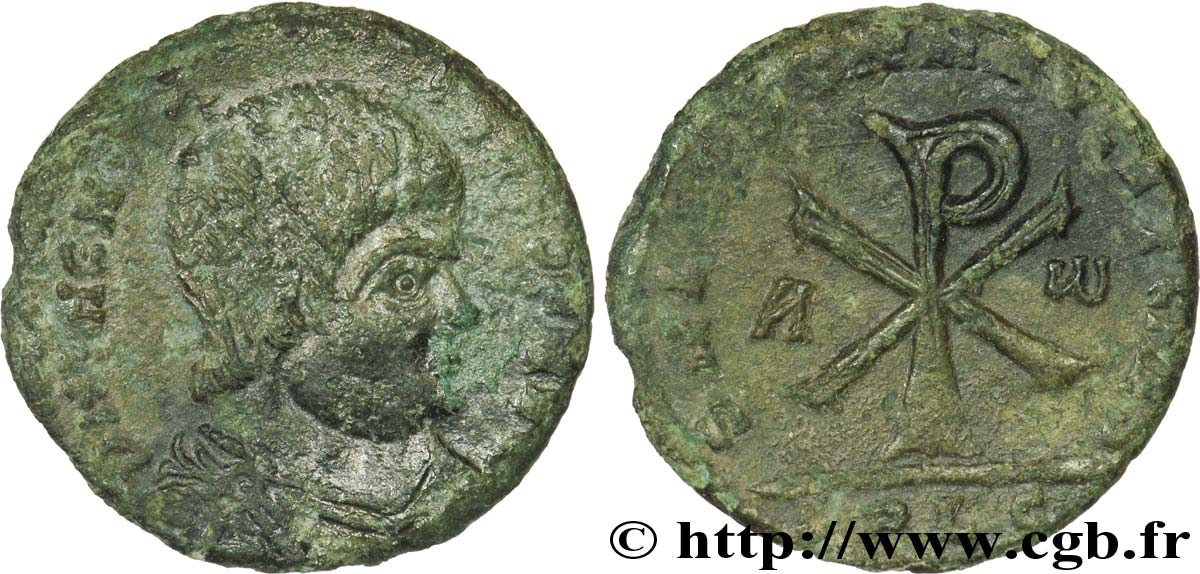 MAGNENTIUS Double maiorina réduite, (MB, Æ 2) SS/fVZ