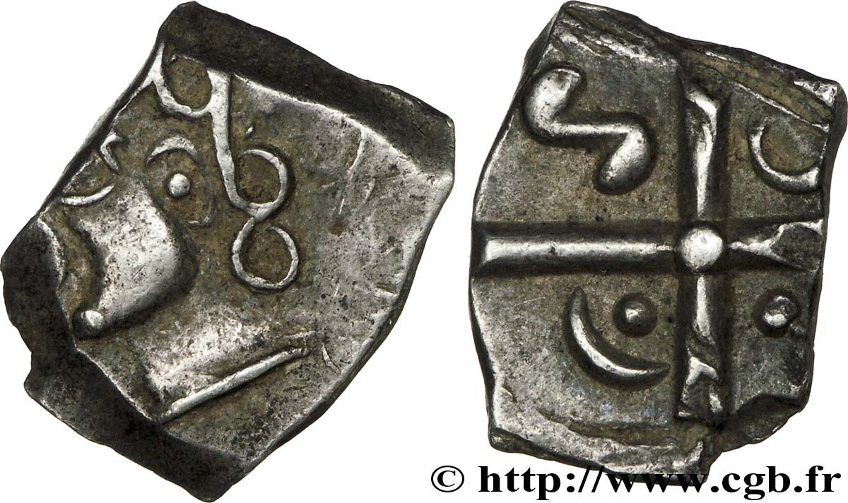 GALLIEN - SÜDWESTGALLIEN - SOTIATES (Region die Sos) Drachme  à la tête bouclée du Causé  SS