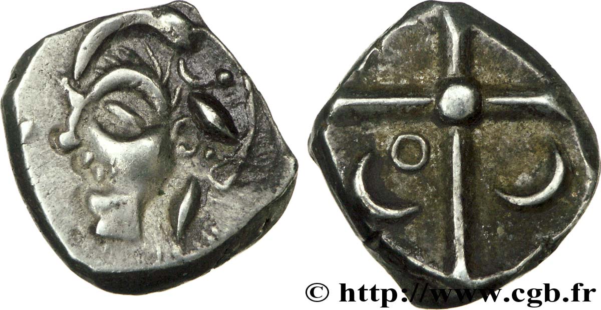 GALLIA - SUDOVESTE DELLA GALLIA LONGOSTALETES (Regione di Narbonne) Drachme “au style languedocien”, S. 377 AU