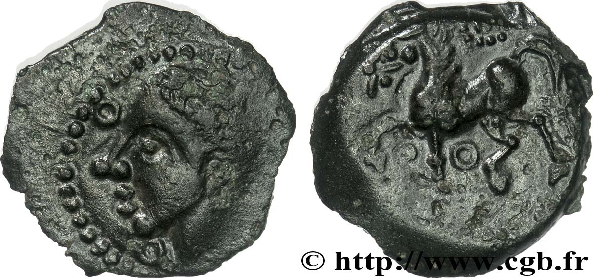 BITURIGES CUBI / MITTELWESTGALLIEN - UNBEKANNT Bronze ROAC, DT. 3716 et 2613 SS