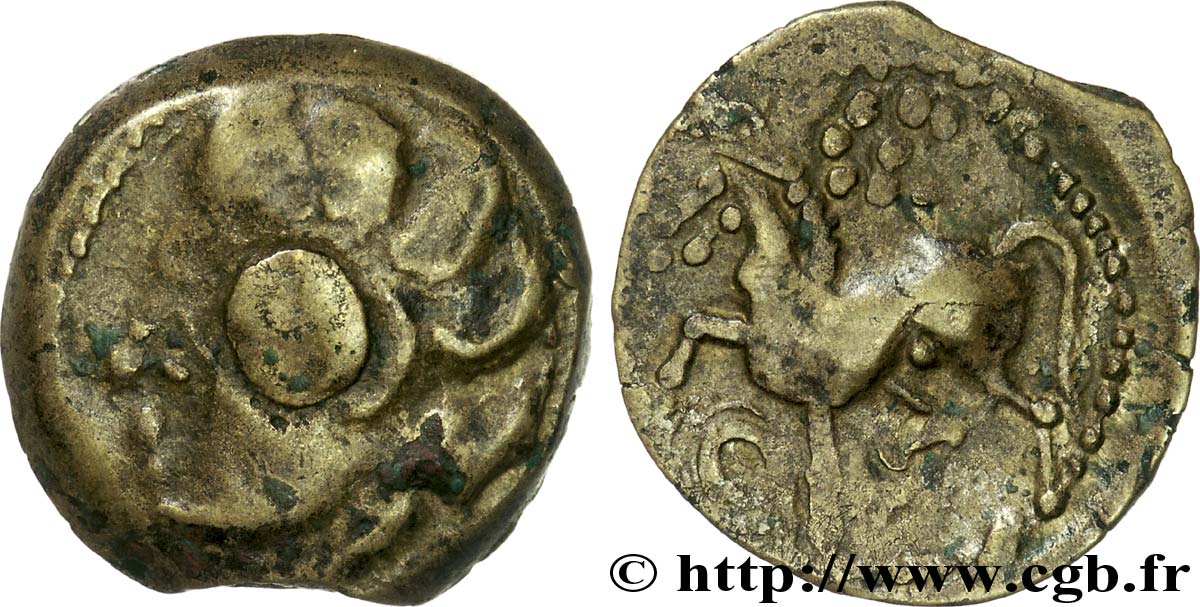 BITURIGES CUBES / CENTRE-OUEST, INCERTAINES Bronze ROAC, DT. 3716 et 2613 TB+