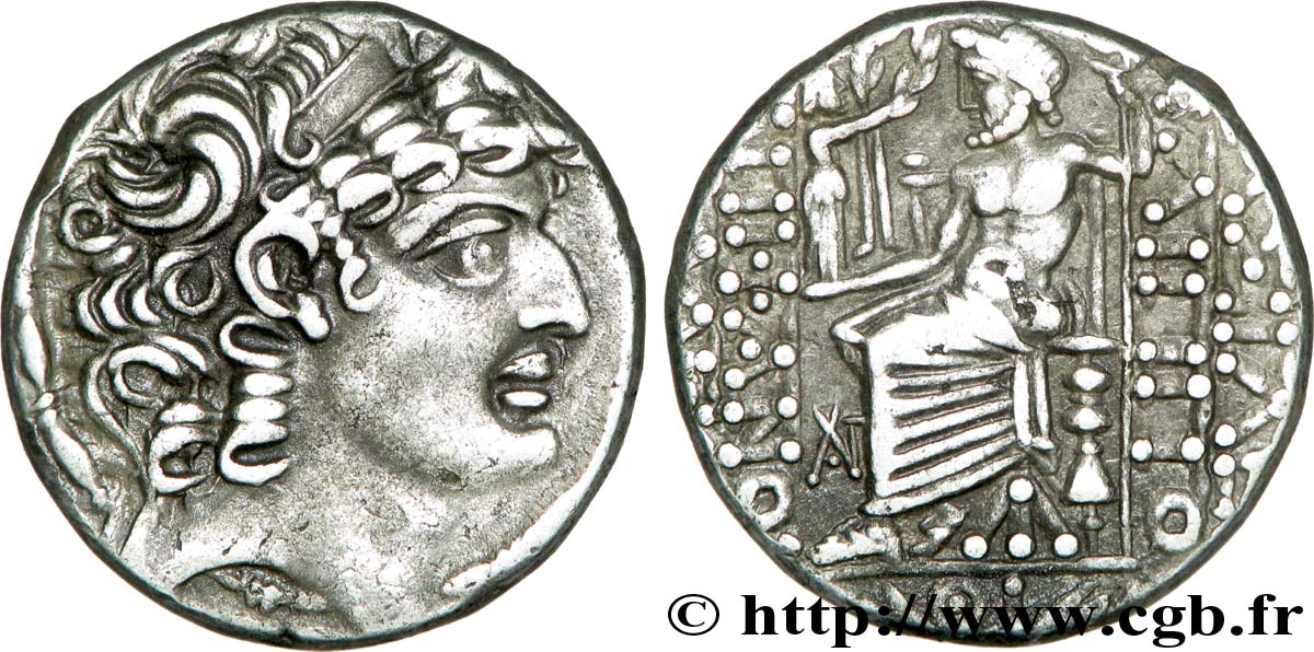 AUGUSTUS Tétradrachme syro-phénicien AU