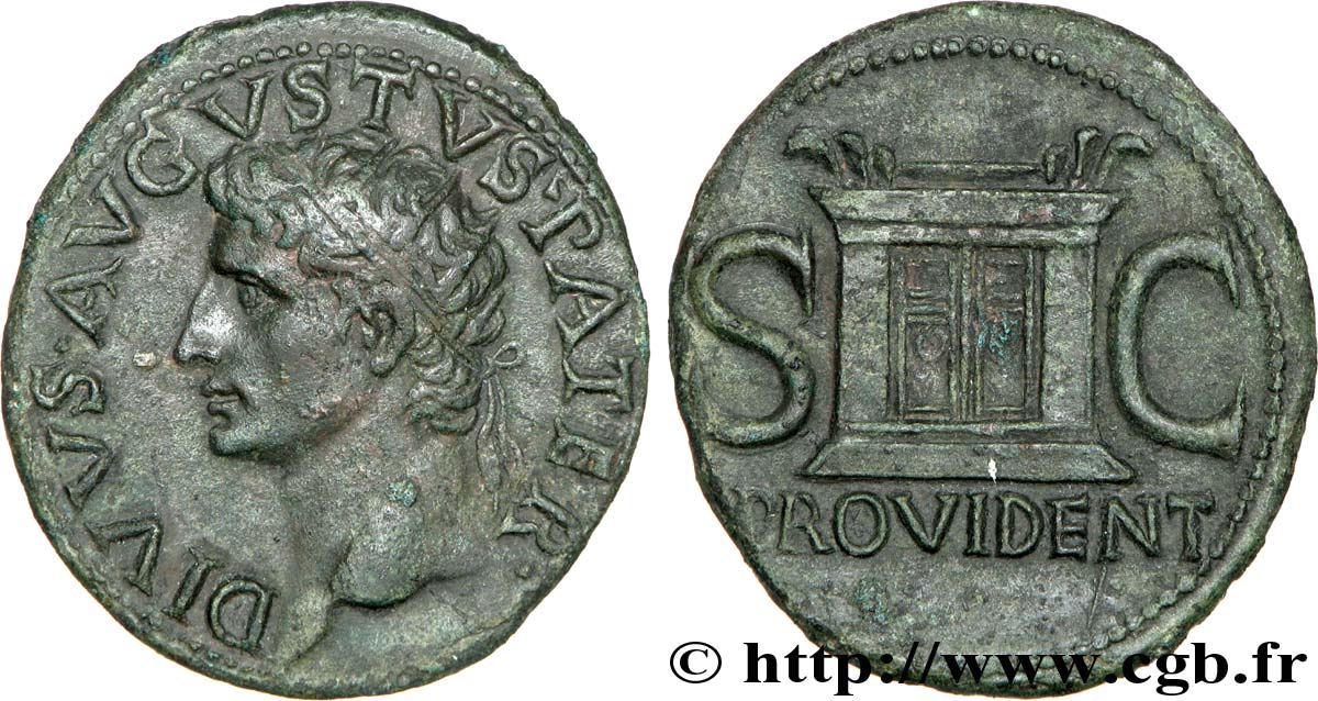 AUGUSTUS As, (MB, Æ 30) VZ