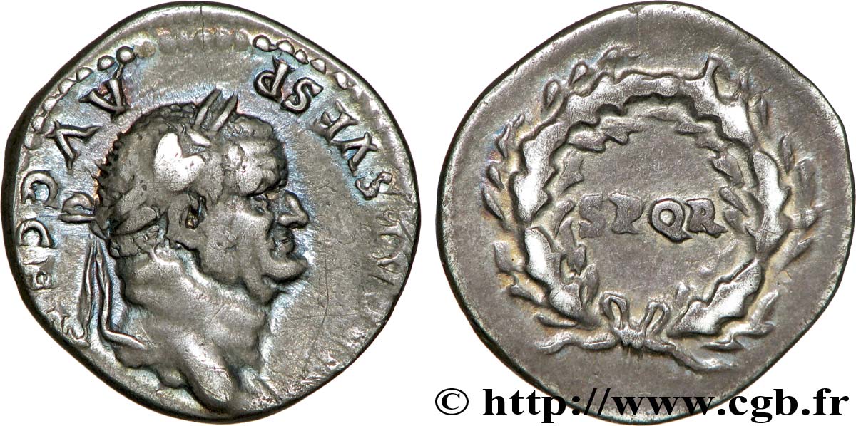 VESPASIAN Denier XF